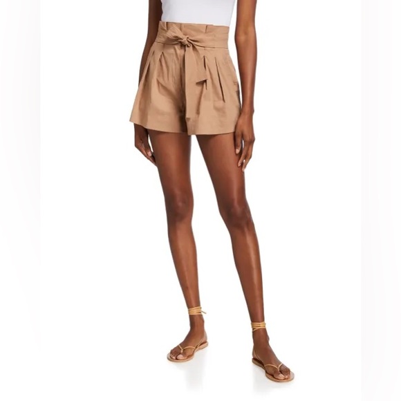 A.L.C Power stretch Linen Blend “Joelle” shorts. Black. Size 8. NWT - Picture 4 of 13